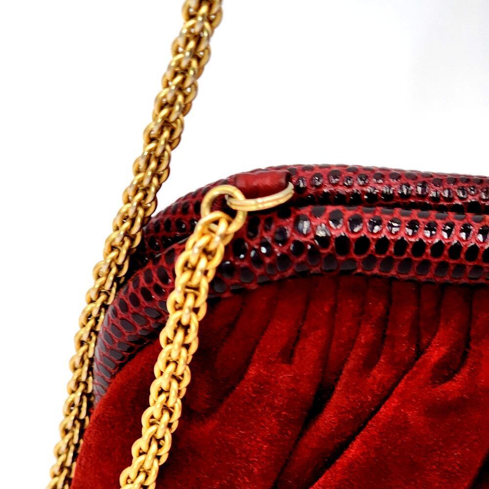 Rare Vintage 1980s CHANEL Suede Frame Bag by Karl Lagerfeld - Picture 7 of 17